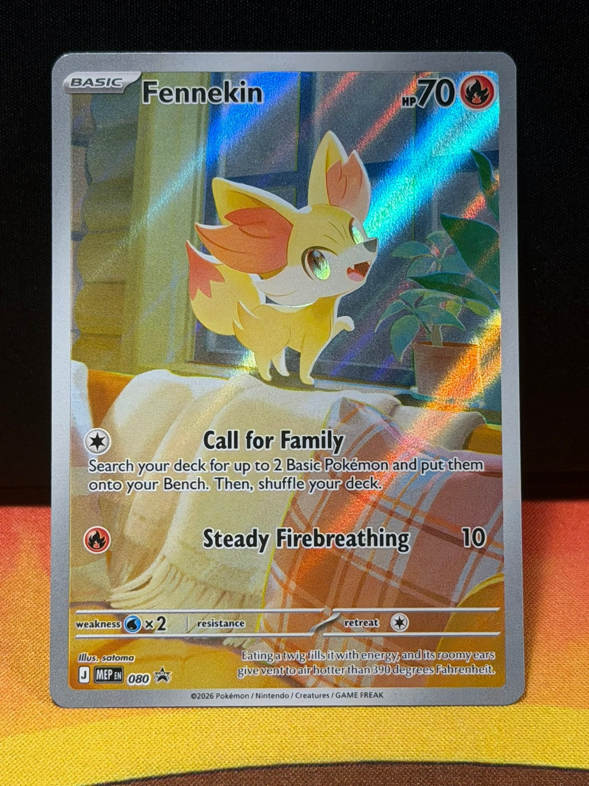 Fennekin - MEP080 - Black Star Promo