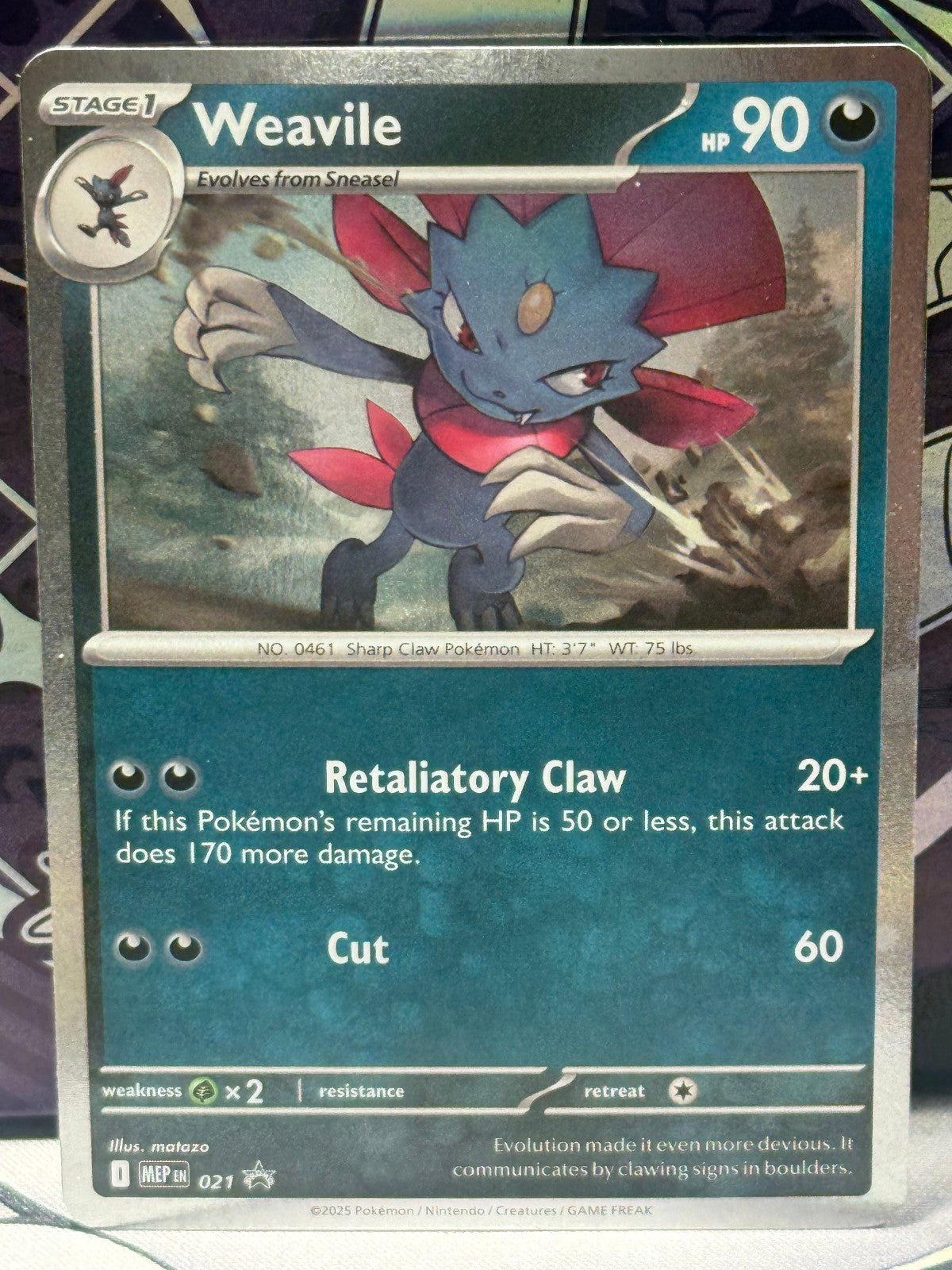 Weavile - MEP021 - Mega Evolution Promo