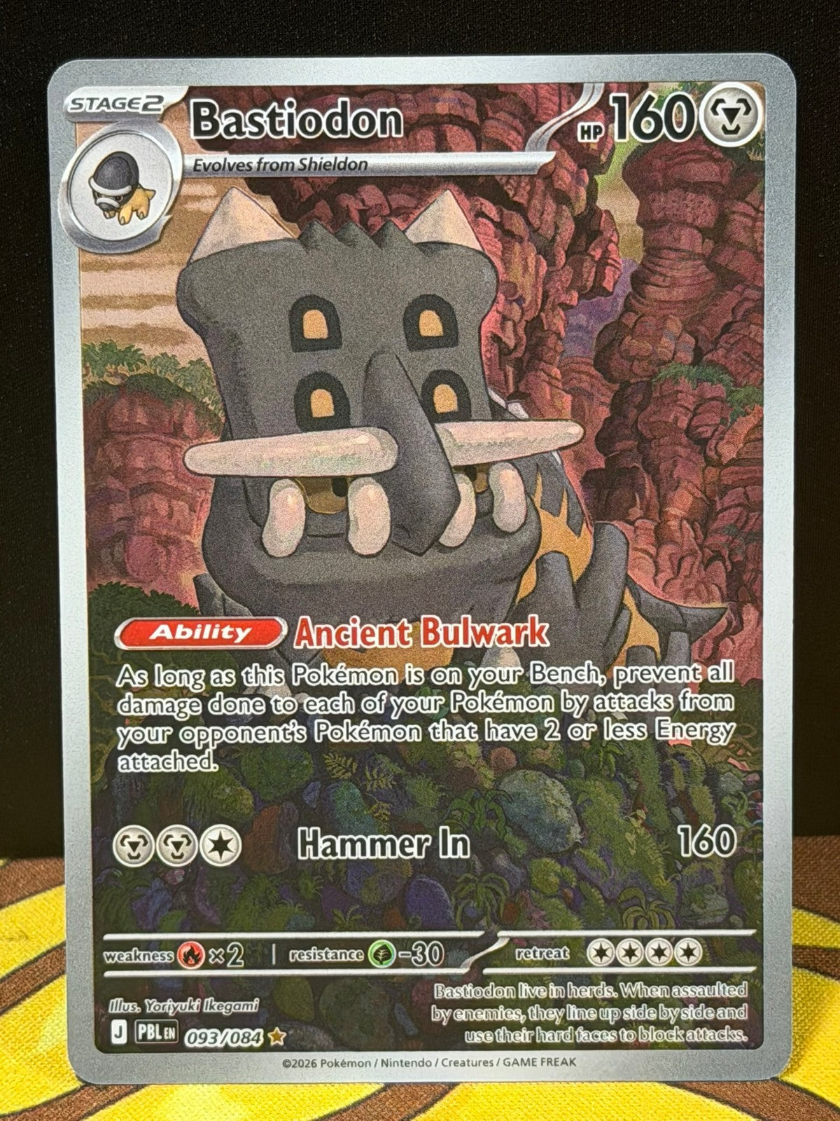 Bastiodon - 093/084 - Pitch Black