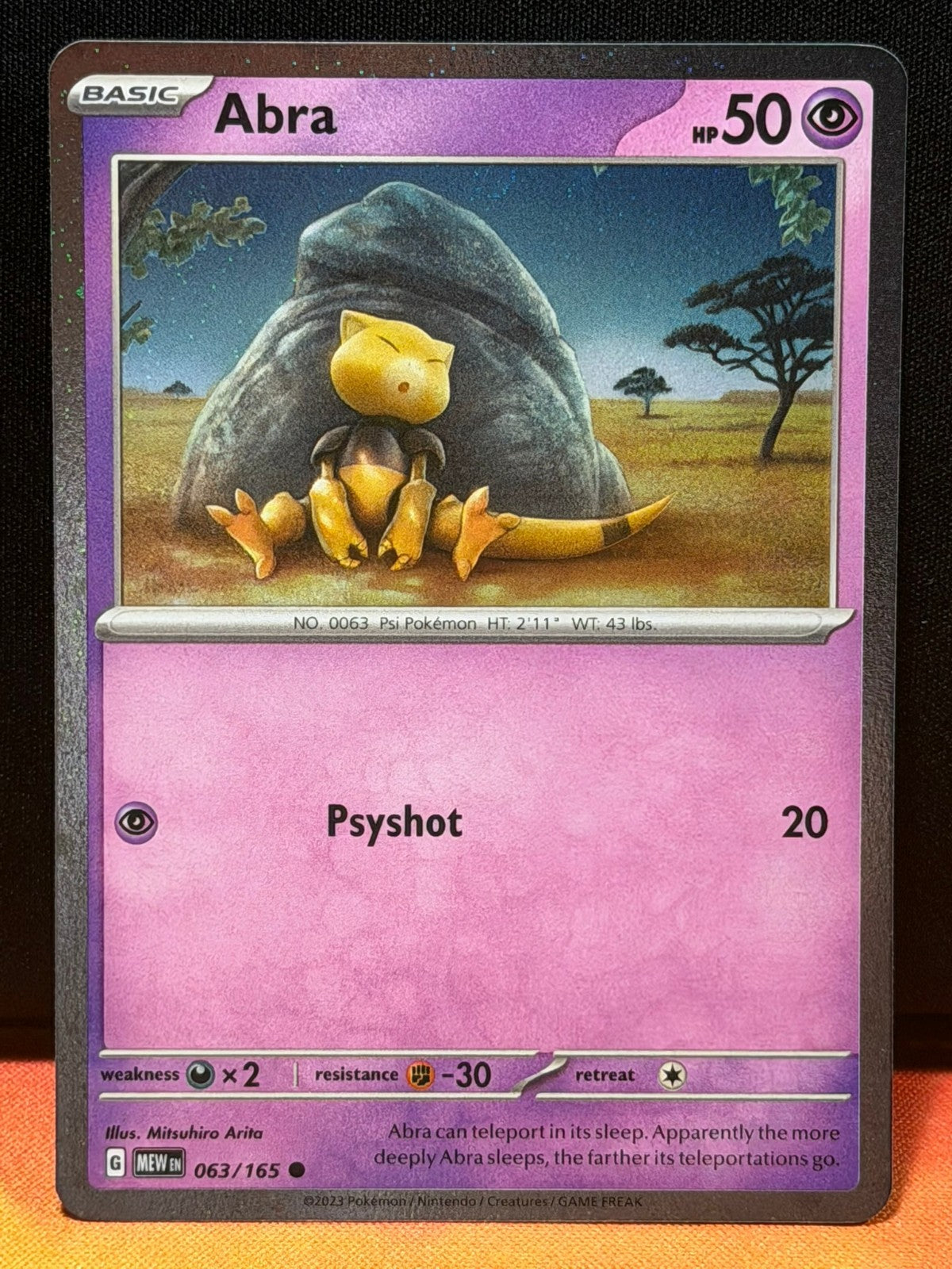Abra - 063/165 - Cosmos Holo