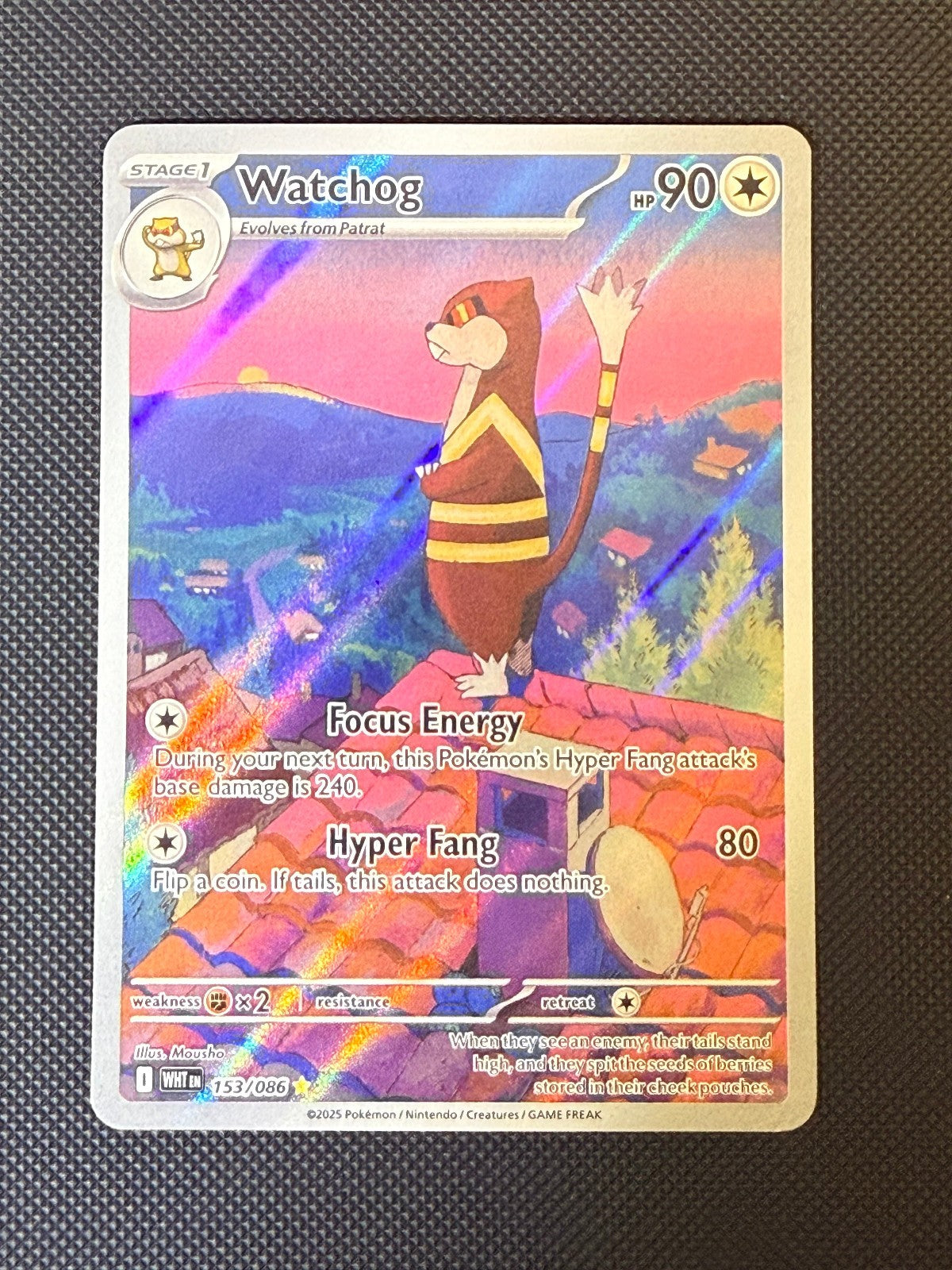 Watchog - 153/086 - White Flare - Holo