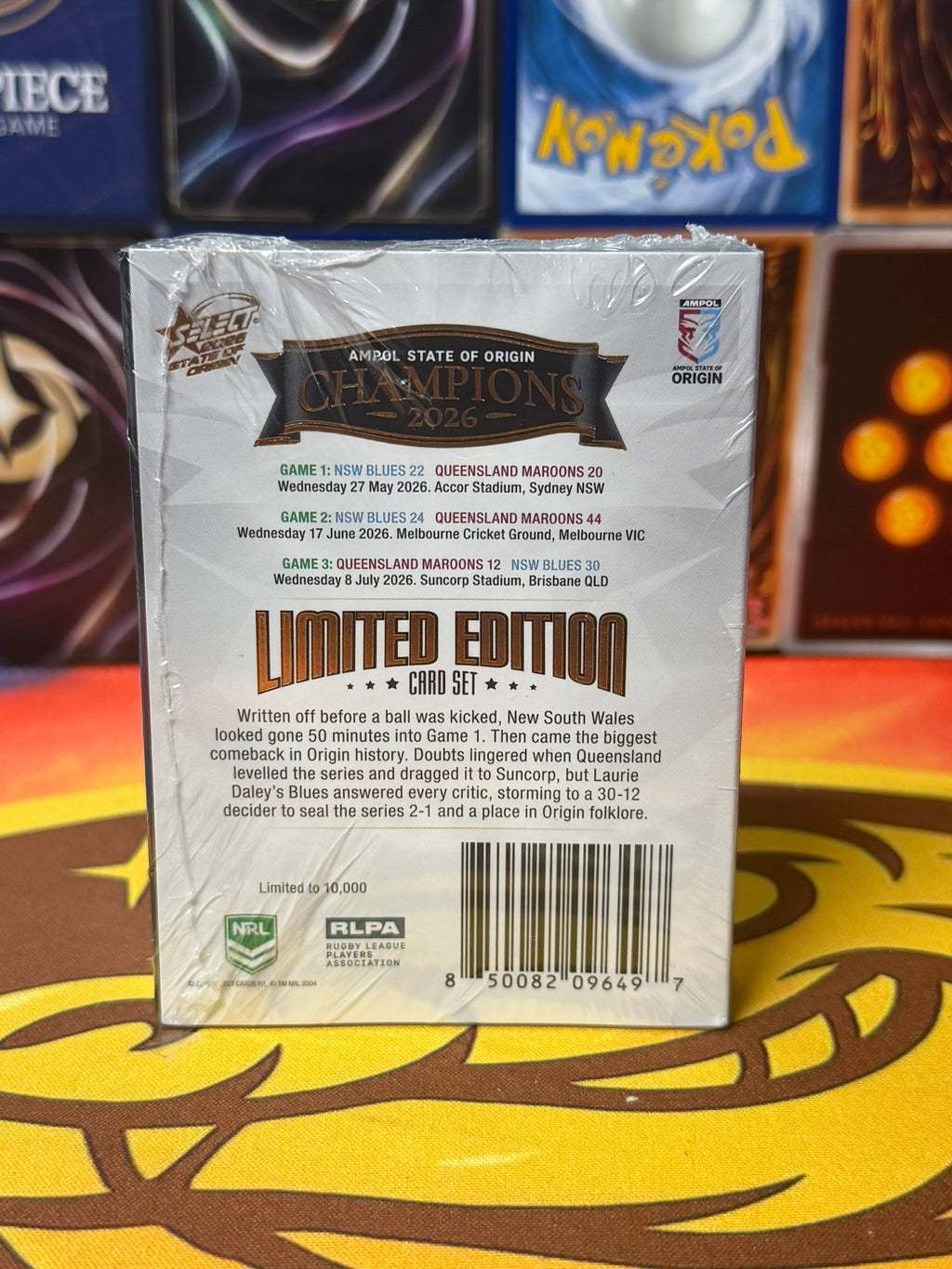 State of Origin NSW Blues Champions Limited Edition Card Set